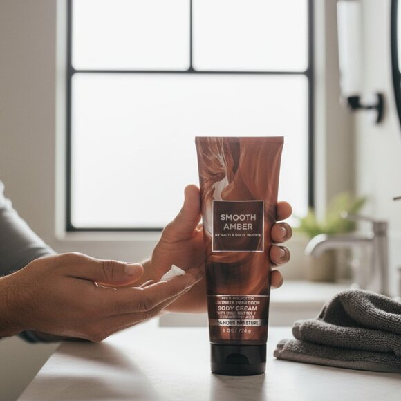 SMOOTH AMBER Body Cream With SEA BUTTER bath and body works - Picture 1 of 2